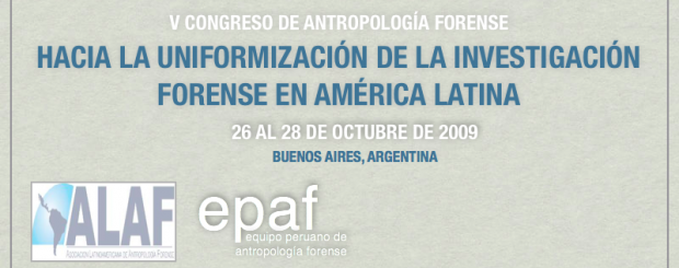 Tenemos el agrado de invitarles a participar del “V Congreso de la Asociación Latinoamericana de Antropología Forense” que se celebrará en la sede de la Asociación Médica Argentina de la...